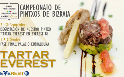 ‘TARTAR EVEREST’, NUESTRA PROPUESTA PARA EL CAMPEONATO DE BIZKAIA DE PINTXOS AMSTEL ORO